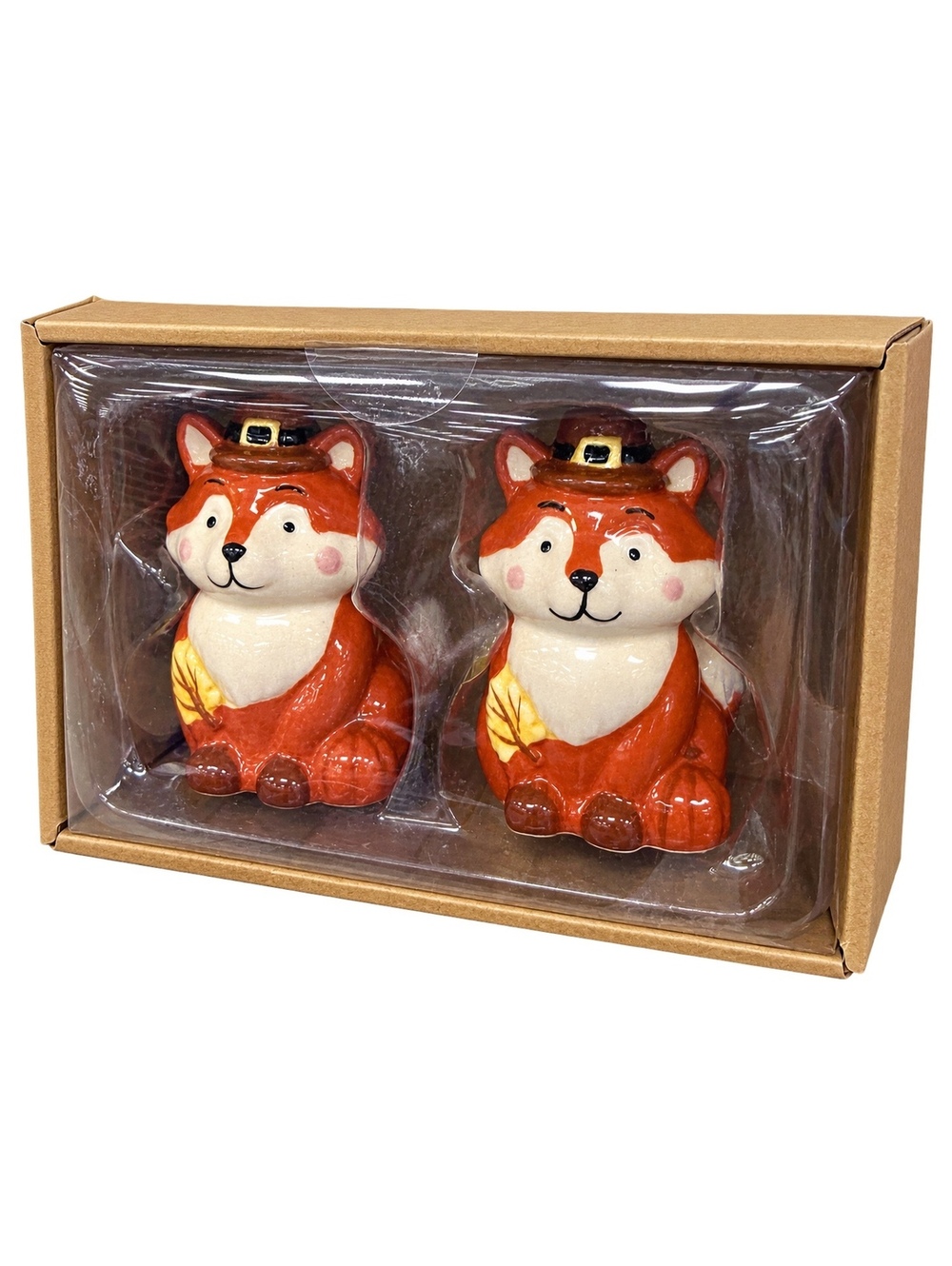 Fox Salt and Pepper Shakers Set